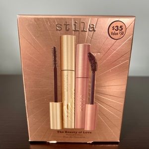 Stila , you will fall in love w this mascara duo, wear them alone or layer them